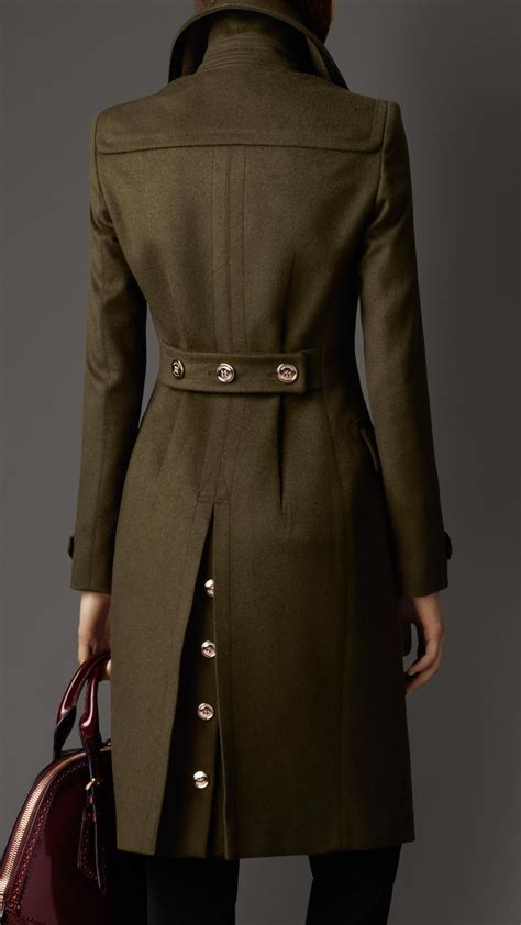 burberry women's brickhill military style coat|Burberry shell trench coat.